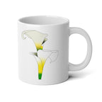 Elegant Floral Jumbo Mug, 20oz Coffee Cup