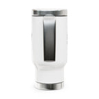 Stainless Steel Travel Mug with Handle, 14oz