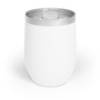 Eiffel Tower Wine Tumbler - Chill Wine Cup, Travel Mug, Paris Gift, Holiday Wine Glass, French Themed Drinkware