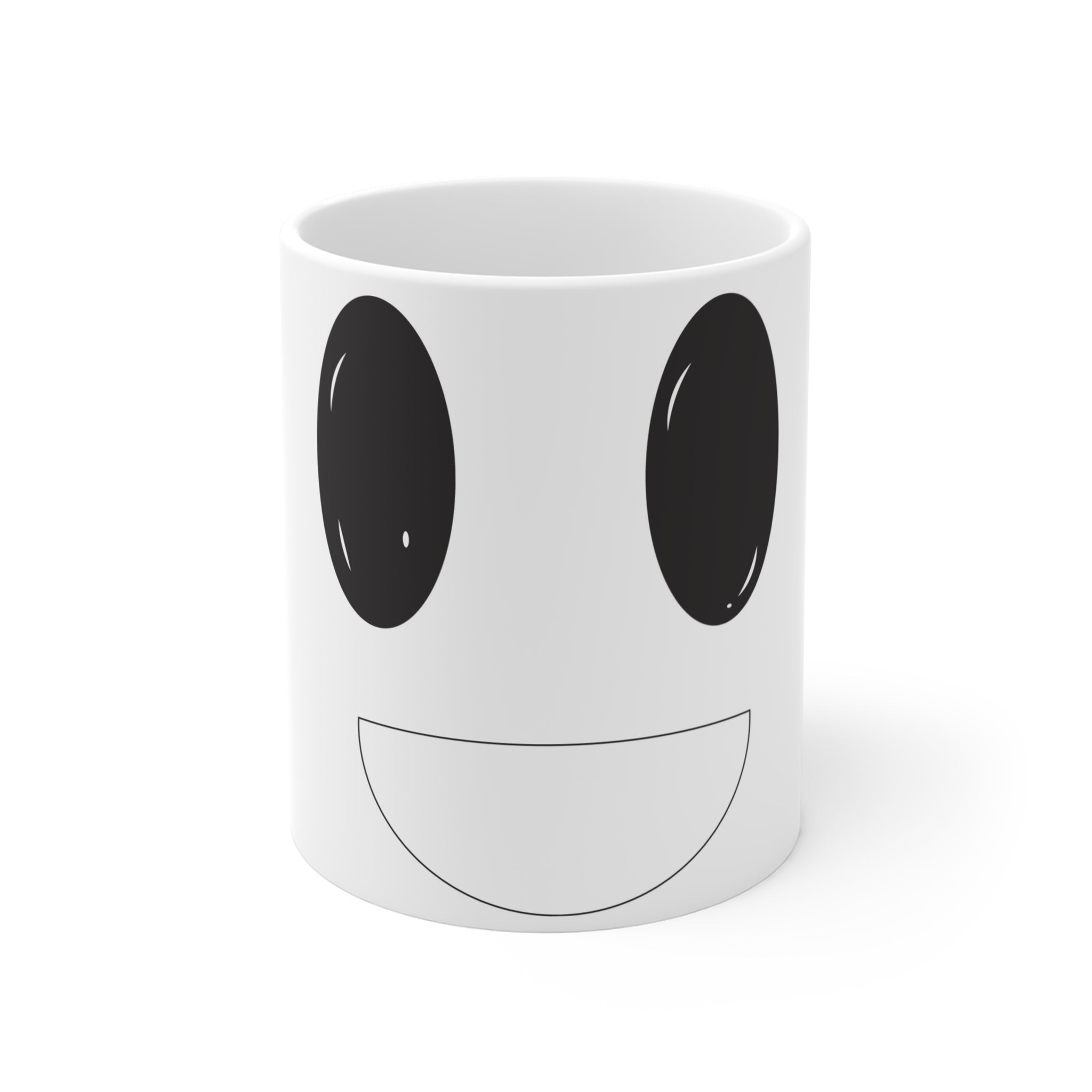 Smiley Face 11oz Coffee Mug - Cute and Playful Design for Everyday Use