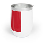 Eiffel Tower Wine Tumbler - Chill Wine Cup, Travel Mug, Paris Gift, Holiday Wine Glass, French Themed Drinkware